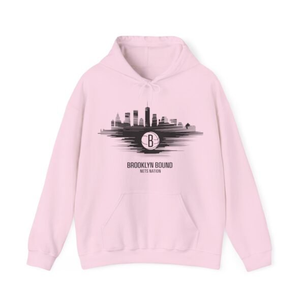 Brooklyn Bound Hoodie - Minimalist Brooklyn Nets Design for Basketball Fans - Image 6