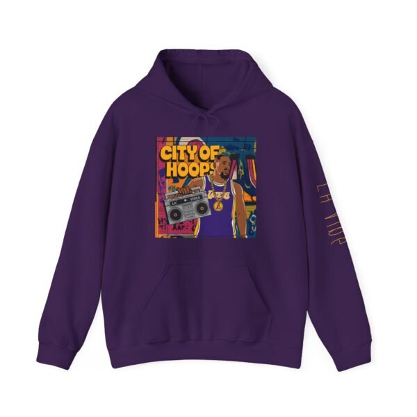 Los Angeles Lakers 90s Hip-Hop Style Hoodie - Image 8