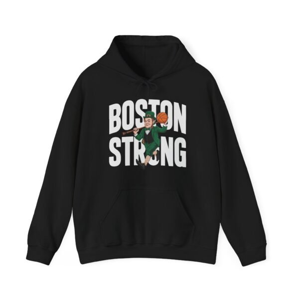 Boston Strong Hooded Sweatshirt - Boston Celtics Basketball Fans - Image 3