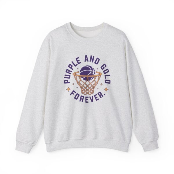 Lakers Fan Sweatshirt - Purple and Gold Forever - Image 3
