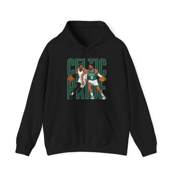 Boston Celtics Retro Style Hooded Sweatshirt - Image 4