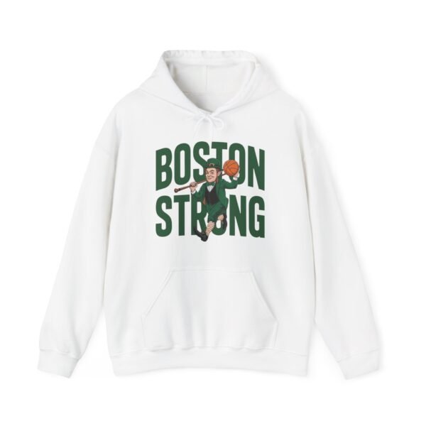 Boston Strong Hooded Sweatshirt - Boston Celtics Basketball Fans - Image 2