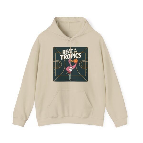 Heat In The Tropics - Miami Heat Fans Hoodie - Image 2