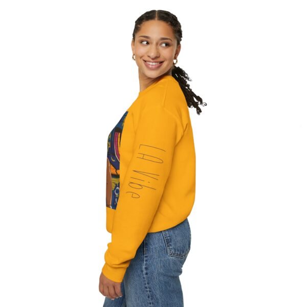 90s Hip-Hop Style of Los Angeles Lakers Fan Crewneck Sweatshirt - LA Vibes - Image 10