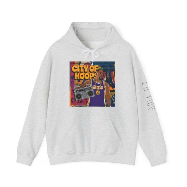 Los Angeles Lakers 90s Hip-Hop Style Hoodie - Image 4