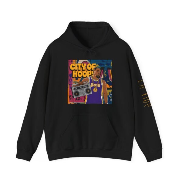 Los Angeles Lakers 90s Hip-Hop Style Hoodie - Image 6