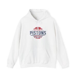 Detroit Pistons Vintage Style Hooded Sweatshirt