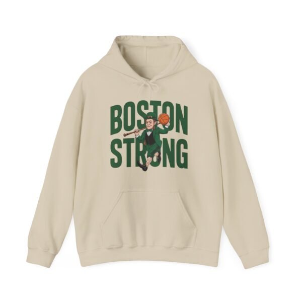 Boston Strong Hooded Sweatshirt - Boston Celtics Basketball Fans - Image 4
