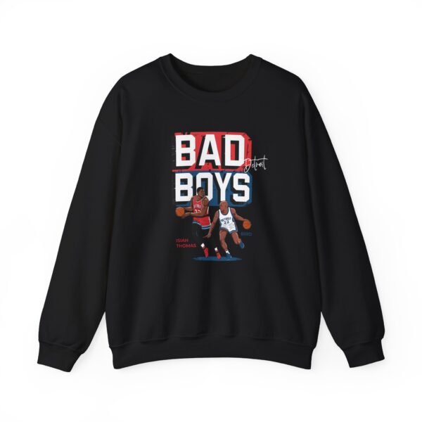 Detroit Pistons Fans Sweatshirt - Isiah Thomas and Bird Vintage Sweatshirt