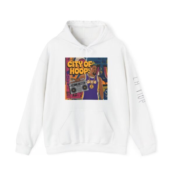 Los Angeles Lakers 90s Hip-Hop Style Hoodie - Image 2