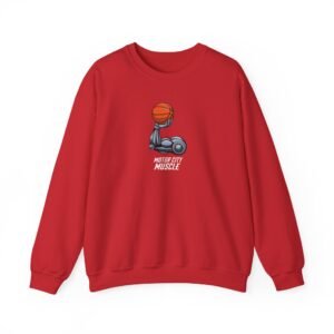 Motor City Muscle - Detroit Pistons Fans Crewneck Sweatshirt