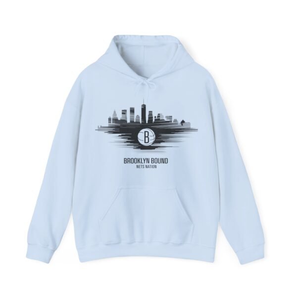 Brooklyn Bound Hoodie - Minimalist Brooklyn Nets Design for Basketball Fans - Image 5