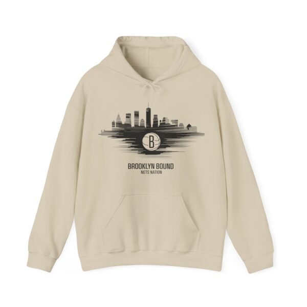 Brooklyn Bound Hoodie - Minimalist Brooklyn Nets Design for Basketball Fans