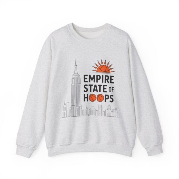 Basketball NYC Crewneck Sweatshirt - Empire State of Hoops - New York Basketball Fans - Image 2