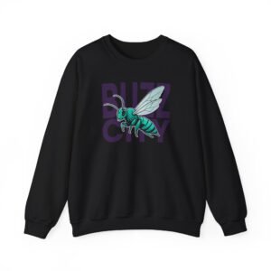 Charlotte Hornets Fans Sweatshirt - BUZZ CITY Heavy Blend Sweatshirt
