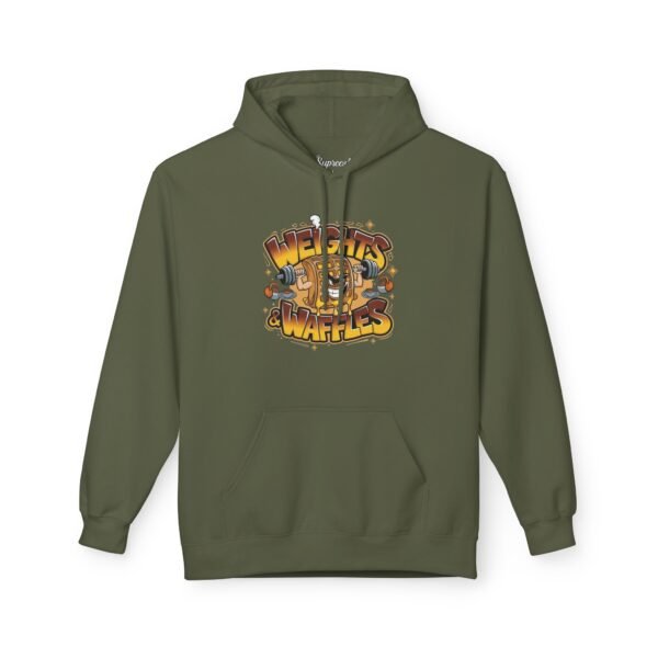 Funny Workout Hoodie - Weights And Waffles