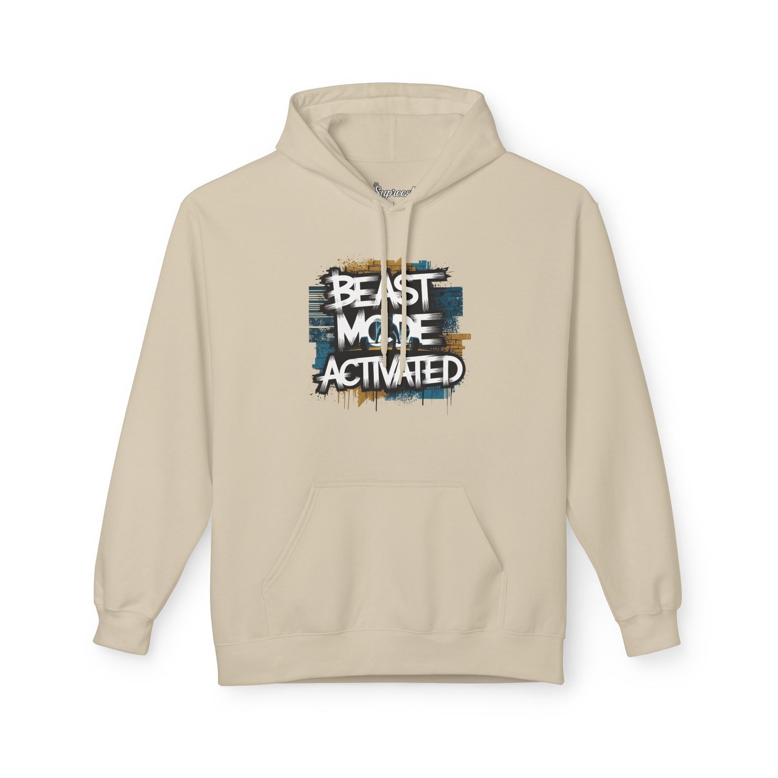 Fleece Hoodie - Gym Hoodie - Beast Mode Activated