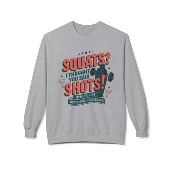 Funny Workout Sweatshirt - Gym Or Gin?