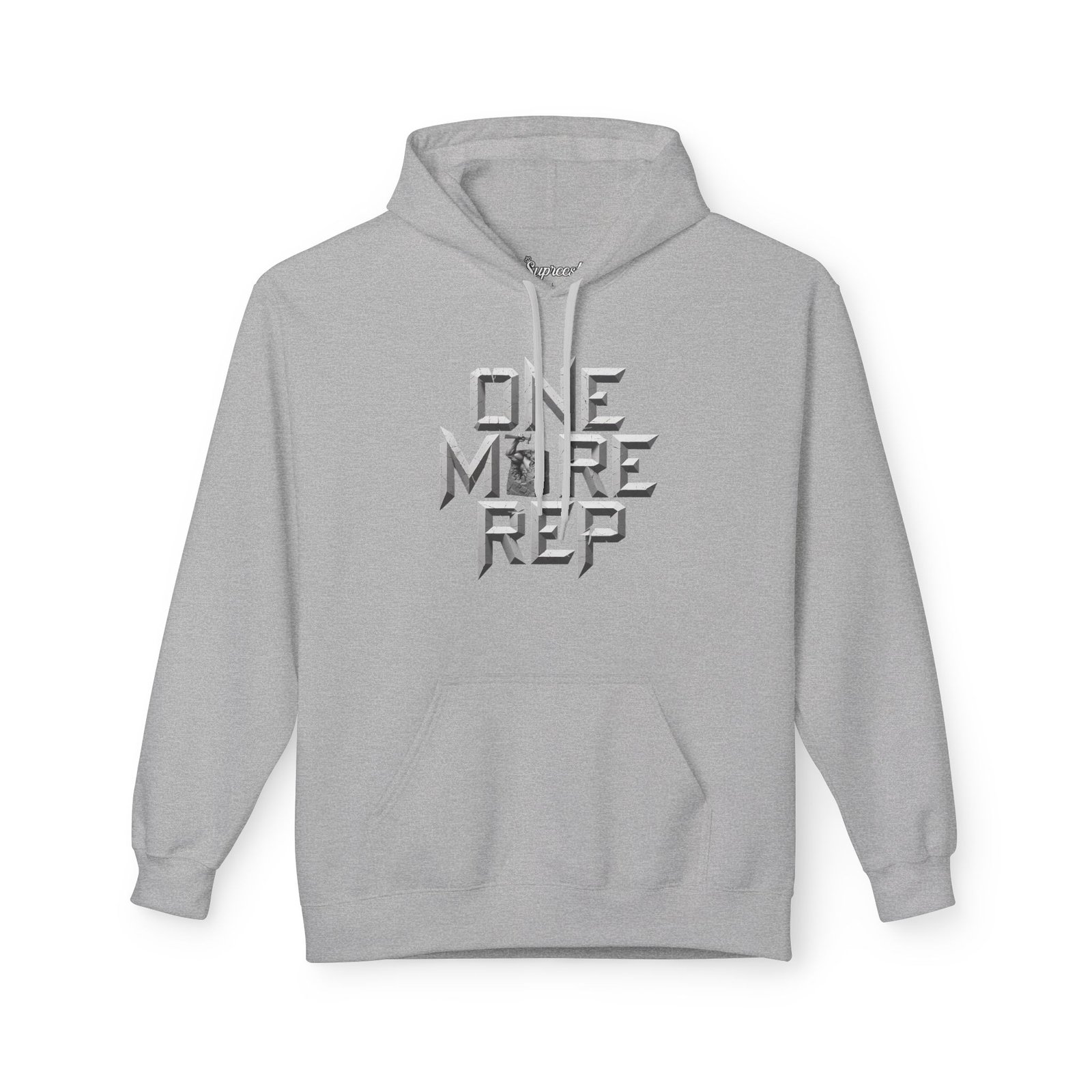 Graphic Gym Hoodies - Motivational "One More Rep" Design