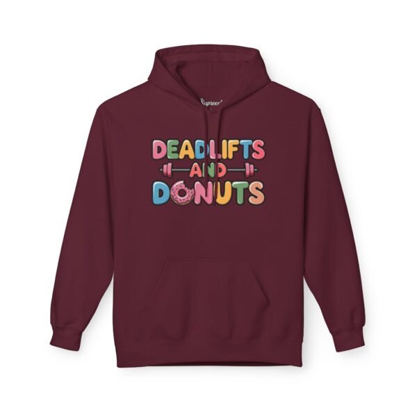 Funny Workout Hoodie - Deadlifts And Donuts