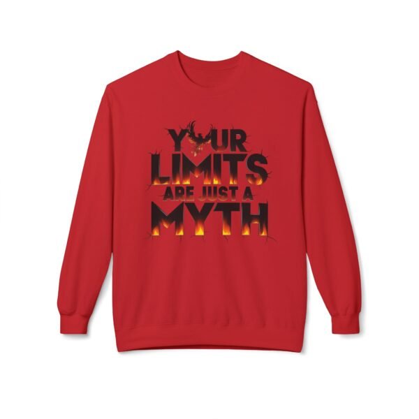 Motivational Fleece Sweatshirt - Your Limits Are Just A Myth