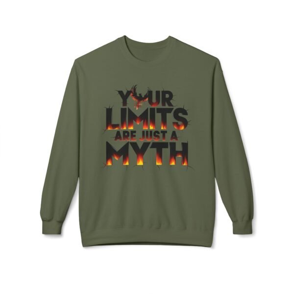 Motivational Fleece Sweatshirt - Your Limits Are Just A Myth