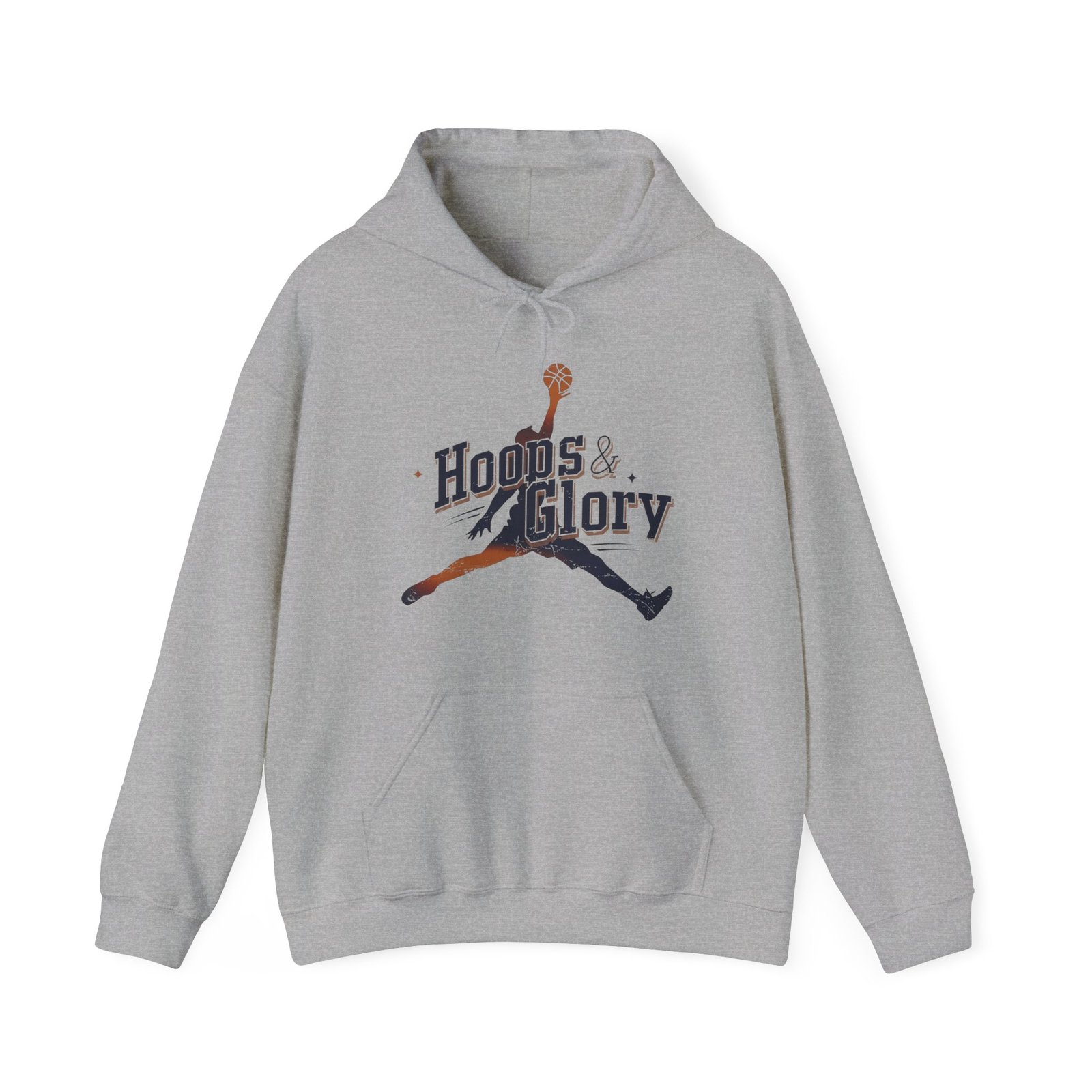 Basketball Silhouette Hoodie - Hoops & Glory