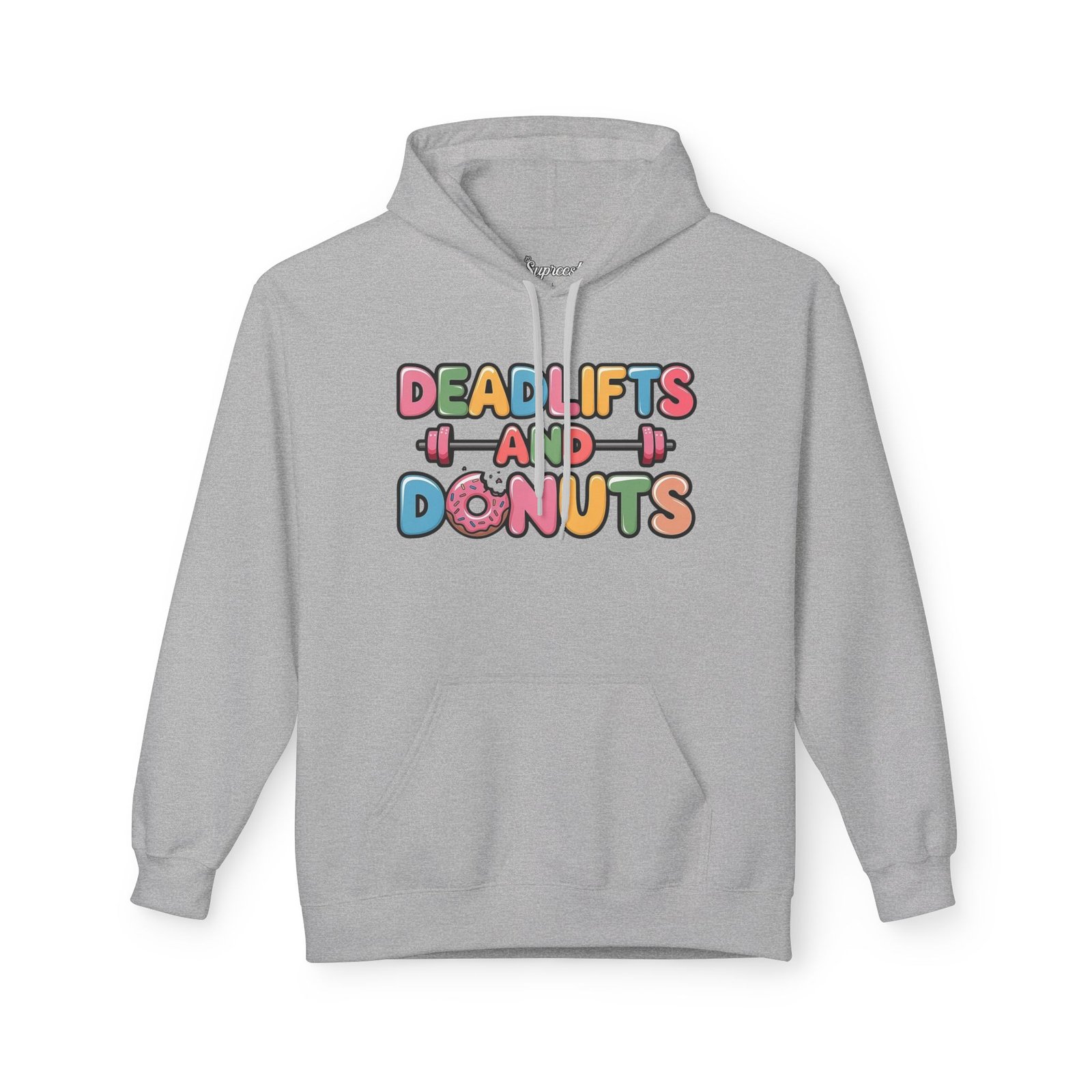 Funny Workout Hoodie - Deadlifts And Donuts