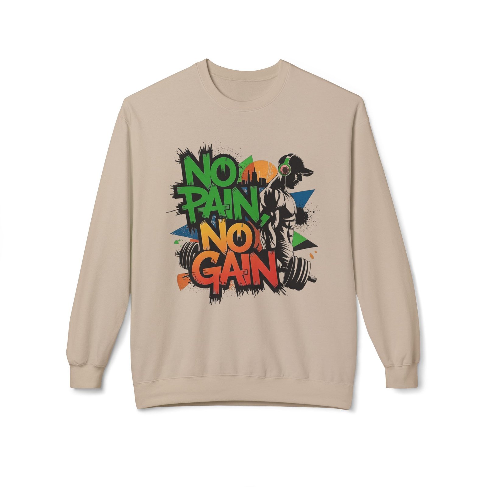 Motivated Workout Sweatshirt - No Pain No Gain