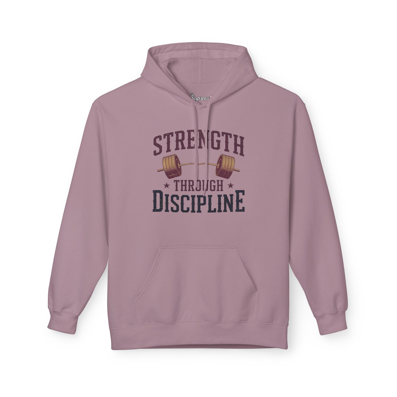 Vintage Gym Hoodie - Strength Through Discipline