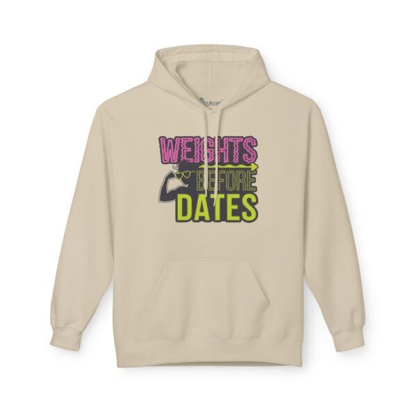 Funny Workout Hoodie - Weights Before Dates