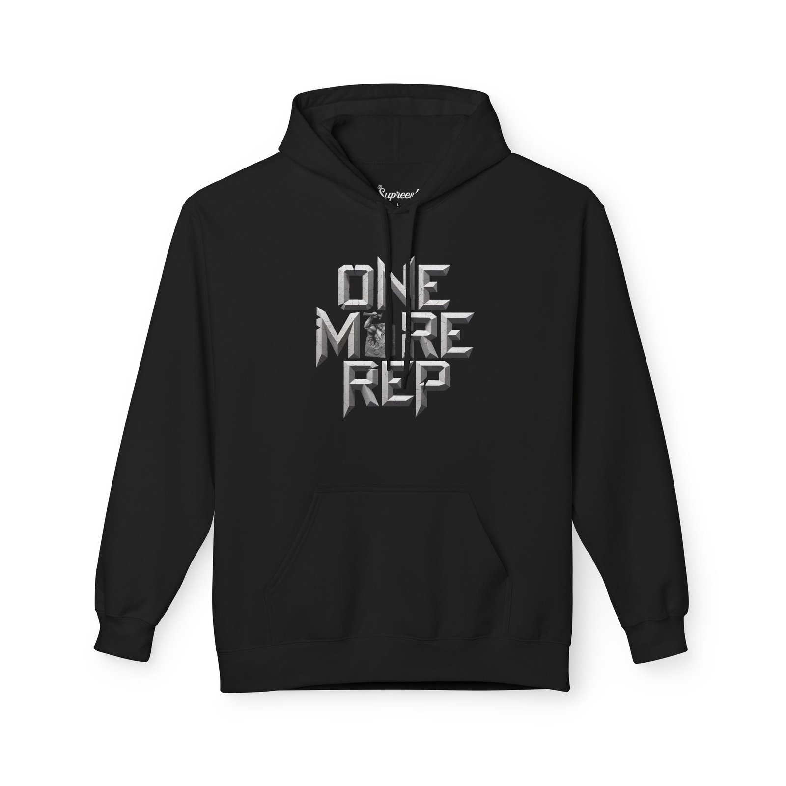 Graphic Gym Hoodies - Motivational "One More Rep" Design