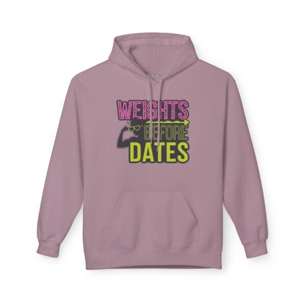 Funny Workout Hoodie - Weights Before Dates