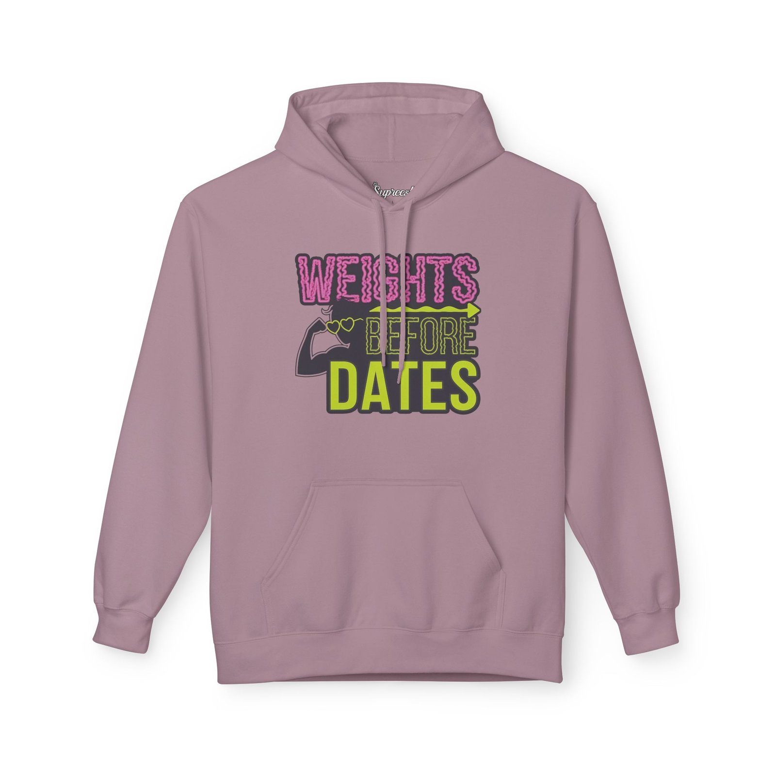 Funny Workout Hoodie - Weights Before Dates