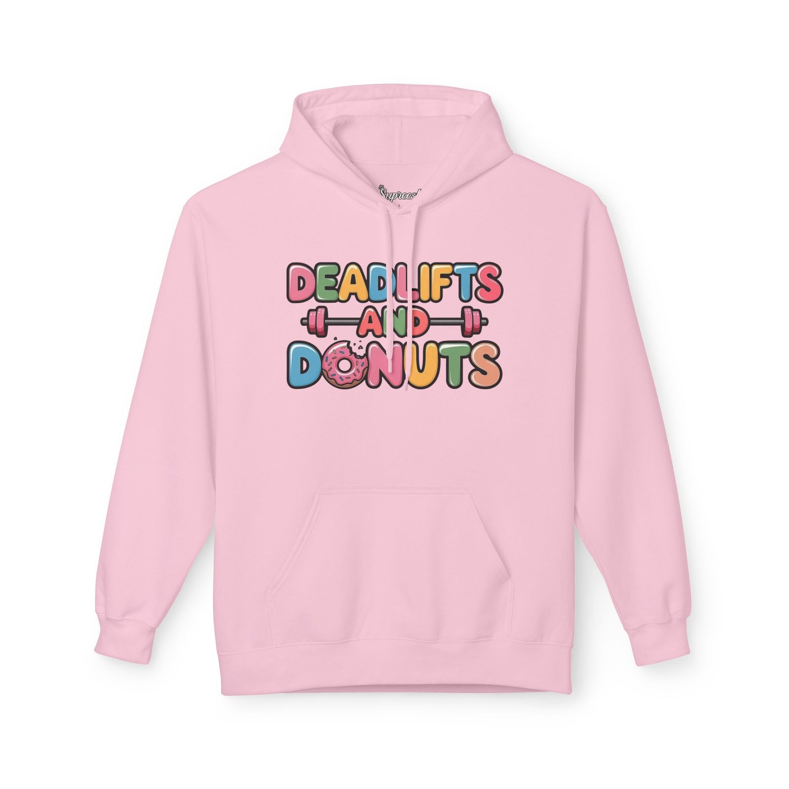 Funny Workout Hoodie - Deadlifts And Donuts