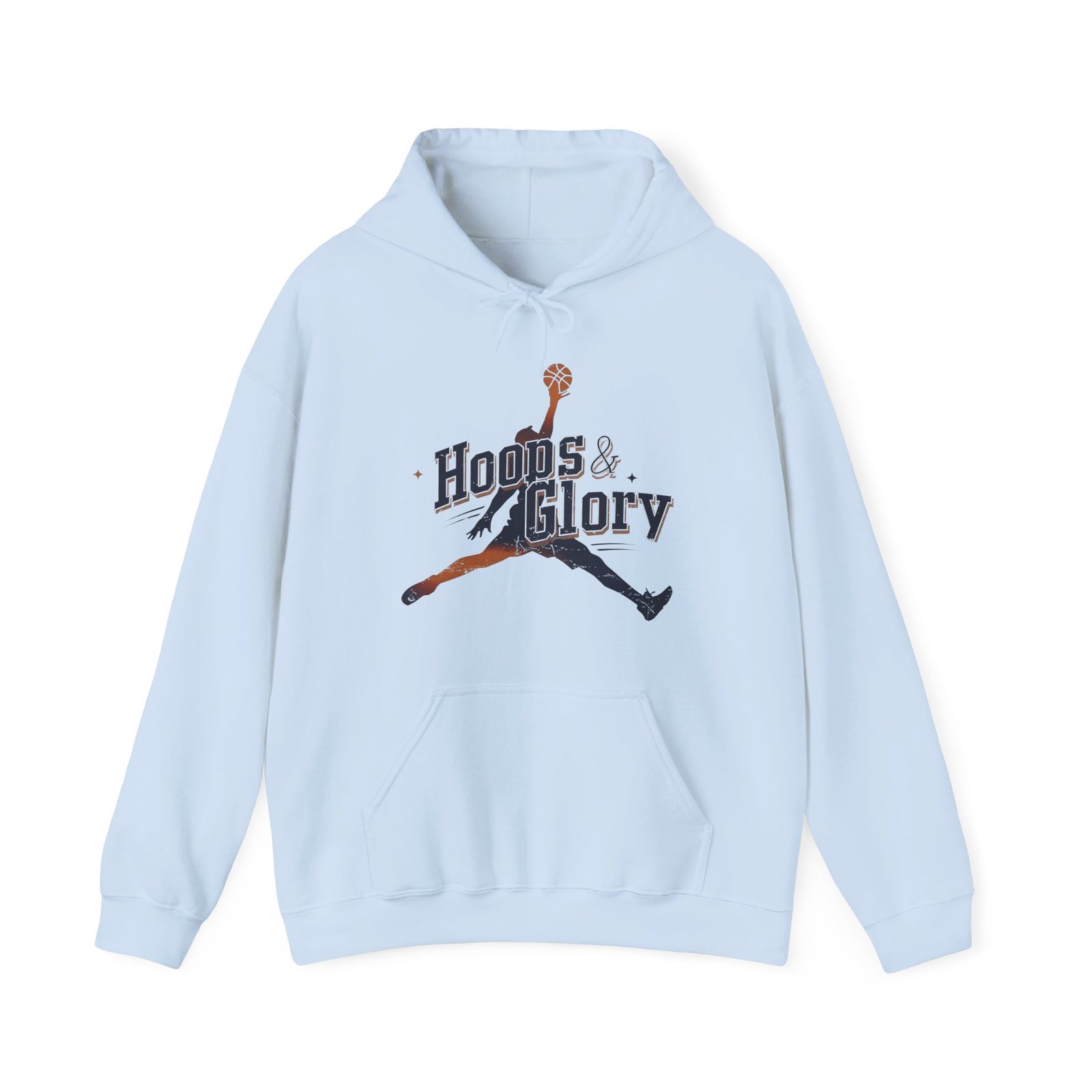 Basketball Silhouette Hoodie - Hoops & Glory