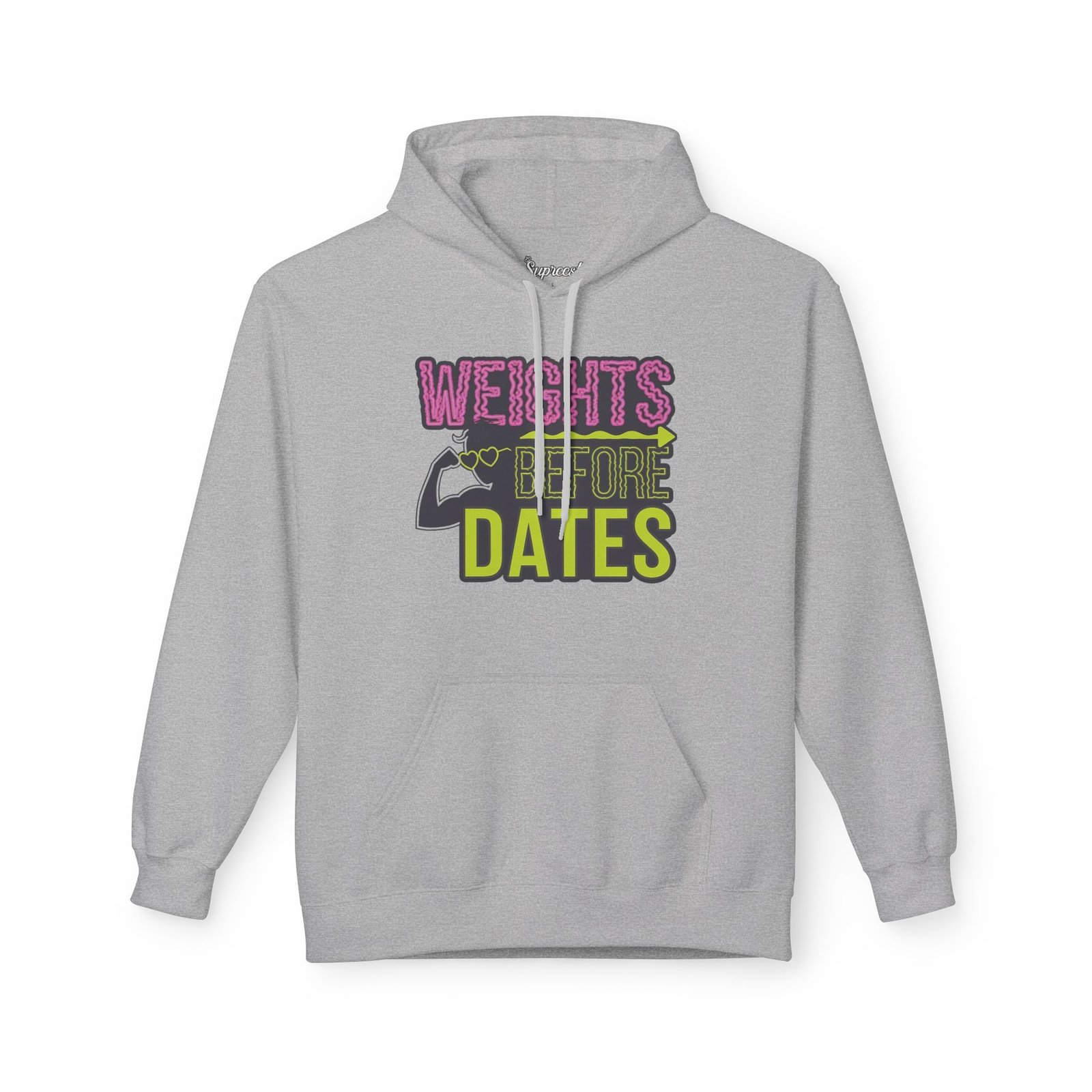 Funny Workout Hoodie - Weights Before Dates