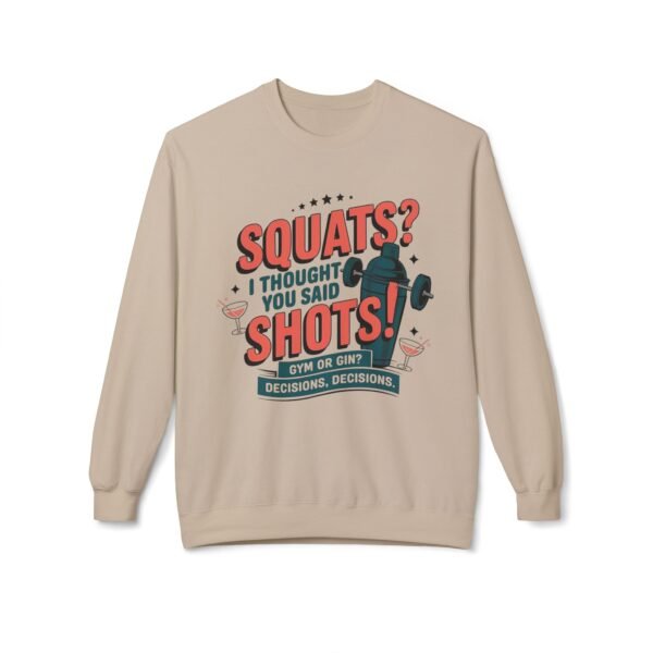 Funny Workout Sweatshirt - Gym Or Gin?