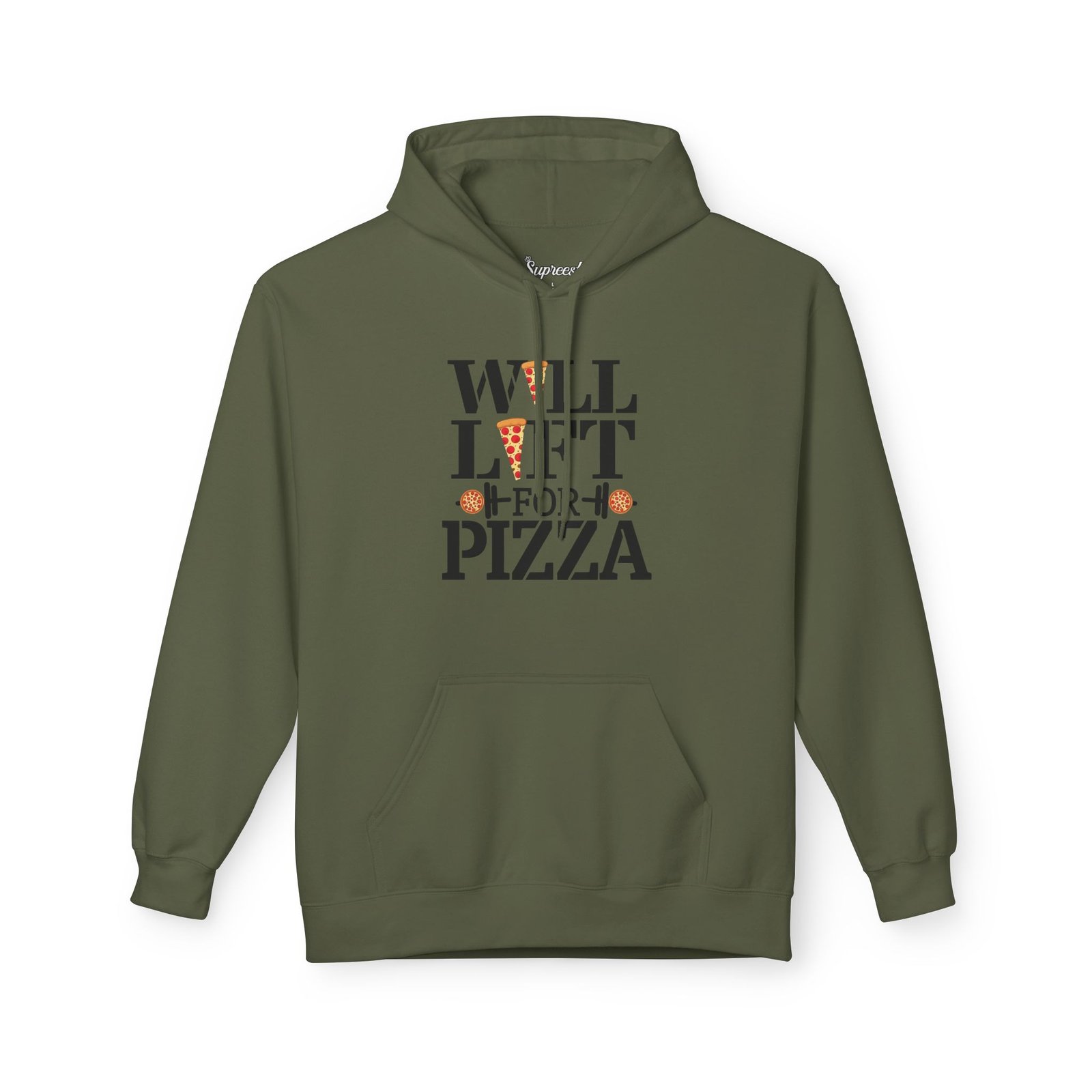 Funny Workout Hoodie - Will Lift For Pizza