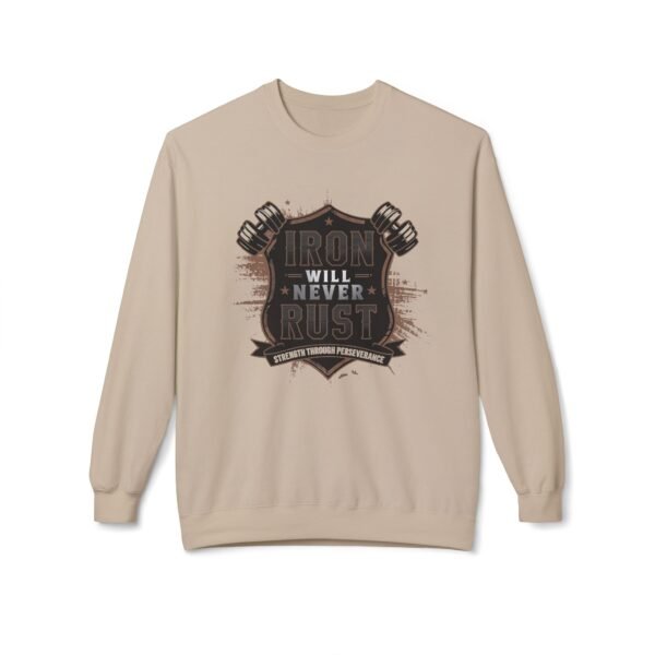 Gym Sweatshirt - Iron Will Never Rust