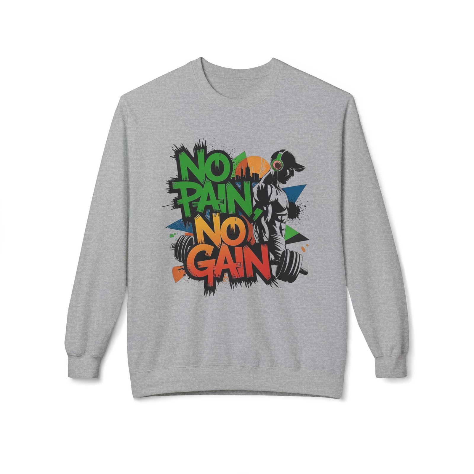 Motivated Workout Sweatshirt - No Pain No Gain