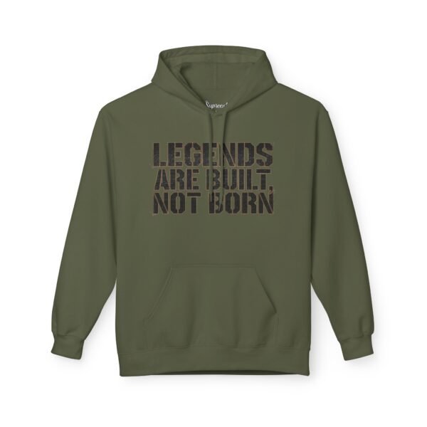 Motivation Hoodie - Legends Are Built, Not Born