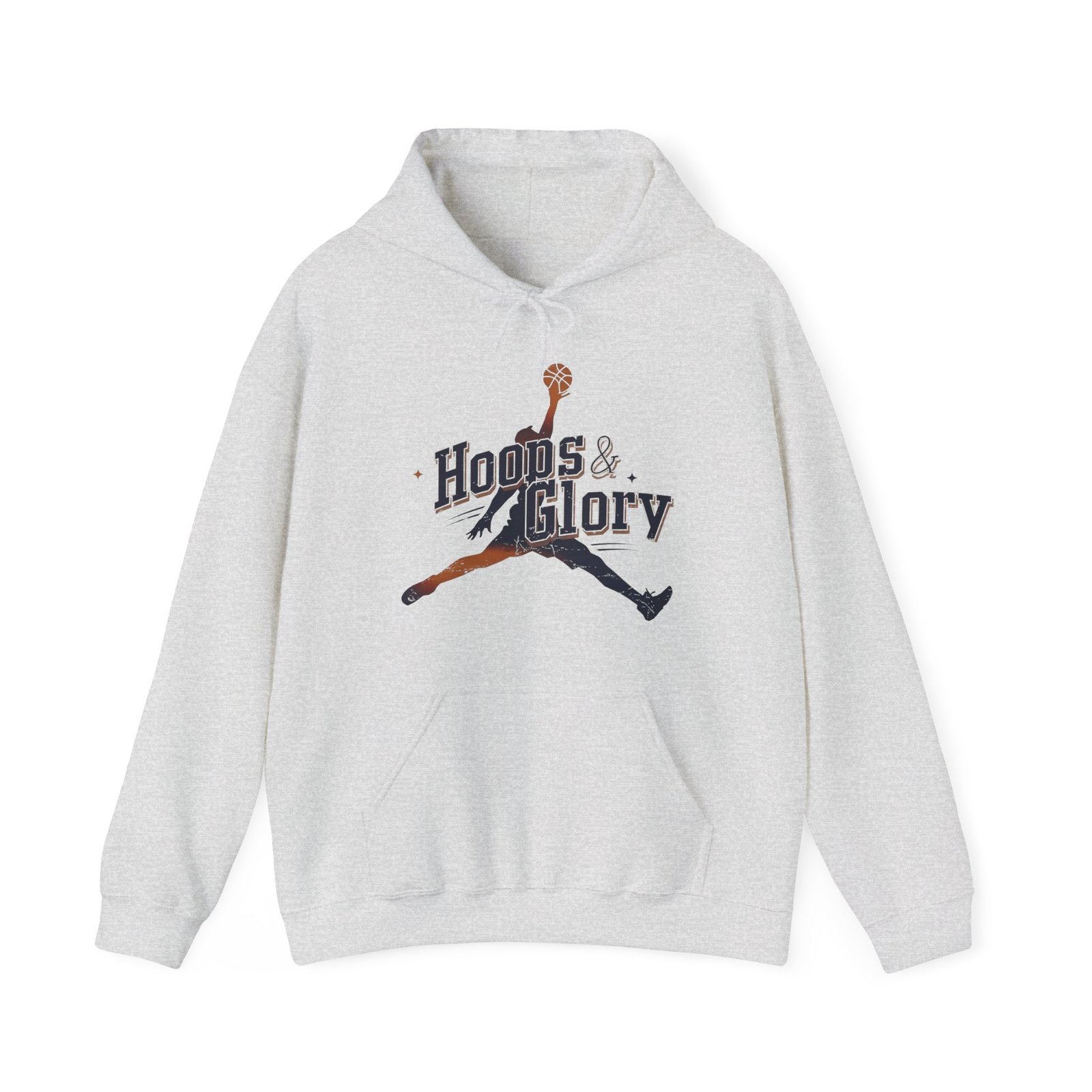 Basketball Silhouette Hoodie - Hoops & Glory