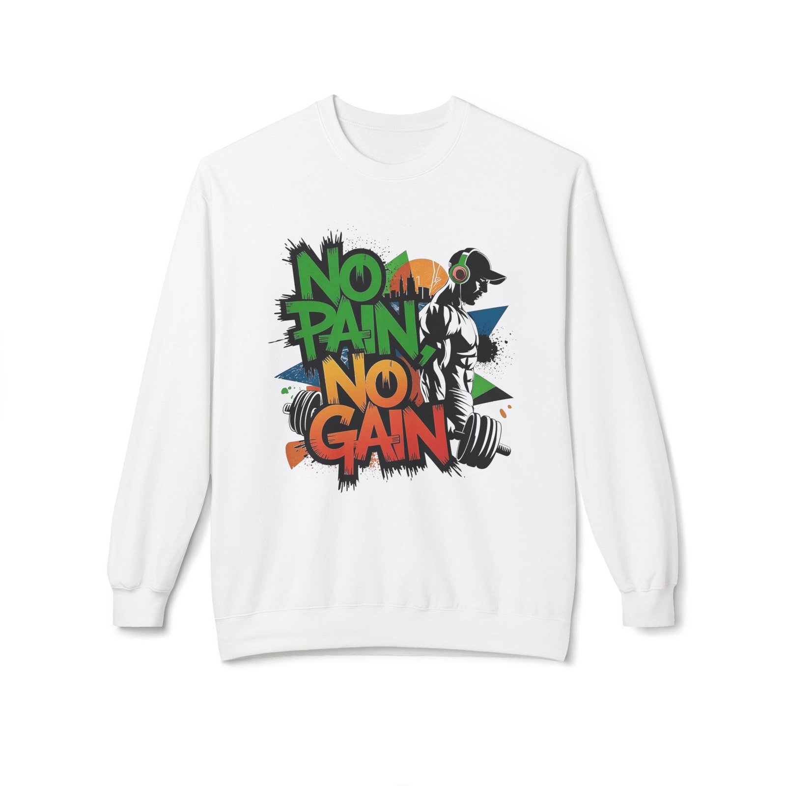 Motivated Workout Sweatshirt - No Pain No Gain