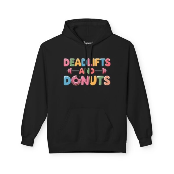 Funny Workout Hoodie - Deadlifts And Donuts