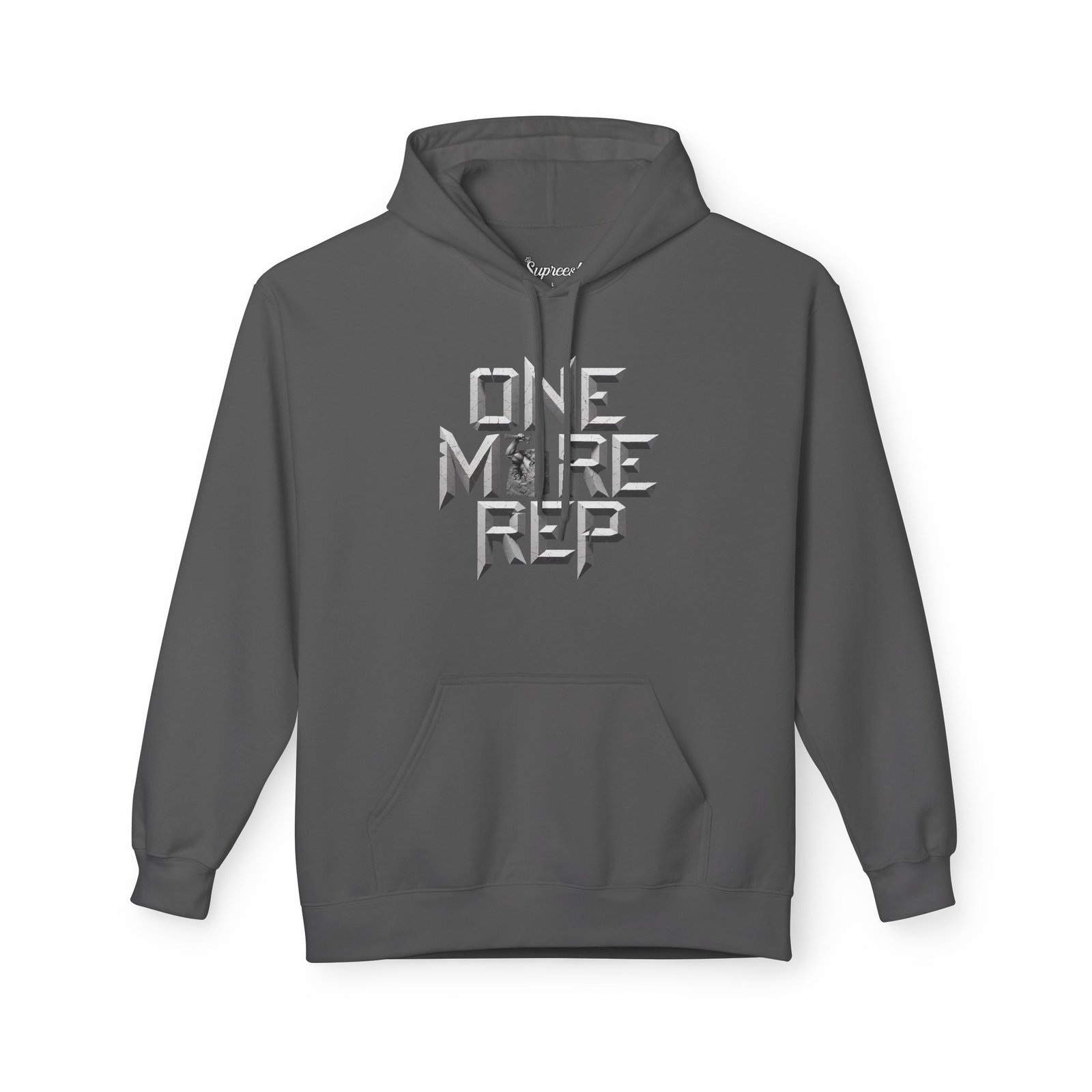 Graphic Gym Hoodies - Motivational "One More Rep" Design