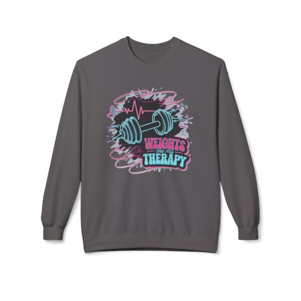 Gym Sweatshirt - Weights Are My Therapy