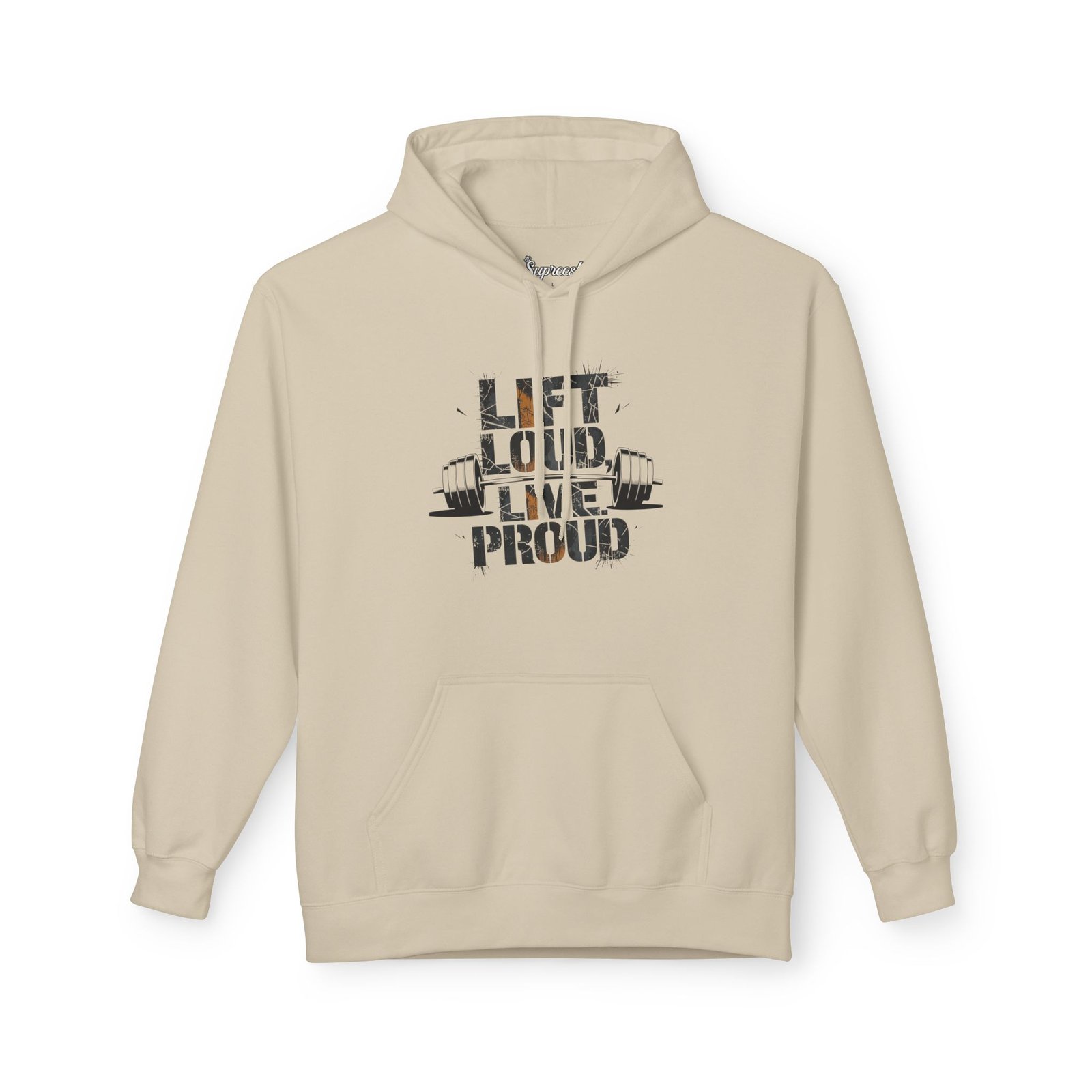 Gym Hoodie - Lift Loud, Live Proud