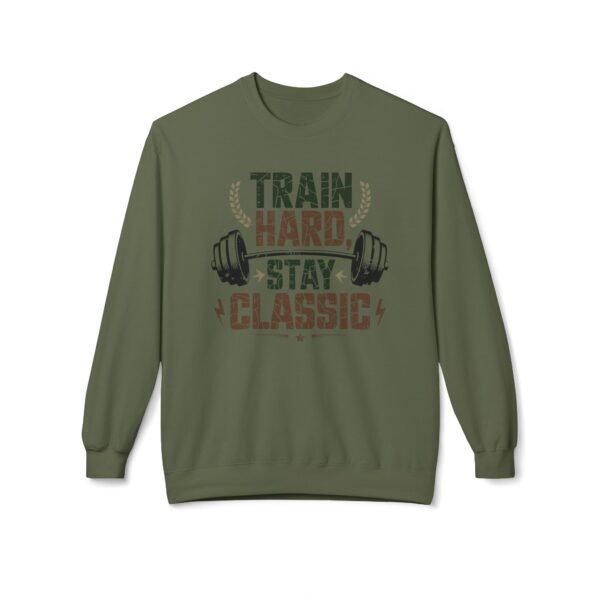Vintage Workout Sweatshirt - Train Hard, Stay Classic
