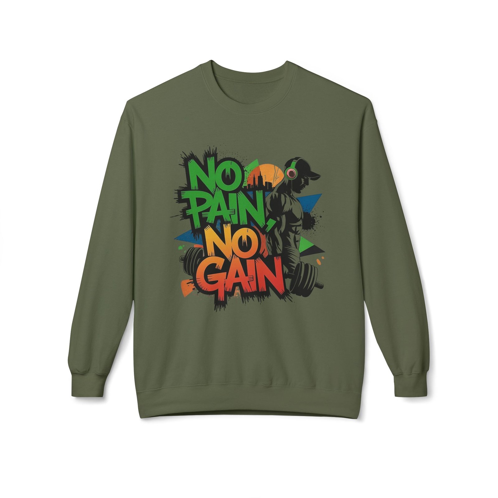 Motivated Workout Sweatshirt - No Pain No Gain